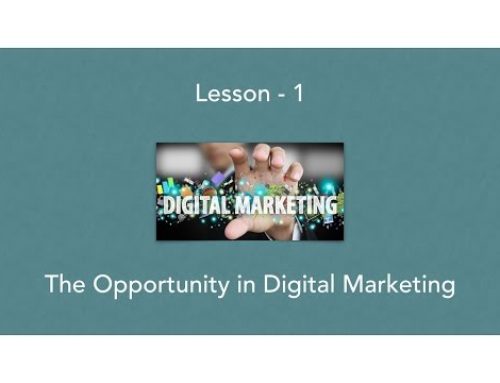 The Opportunity in Digital Marketing